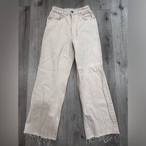 Zara Cream Women Jeans